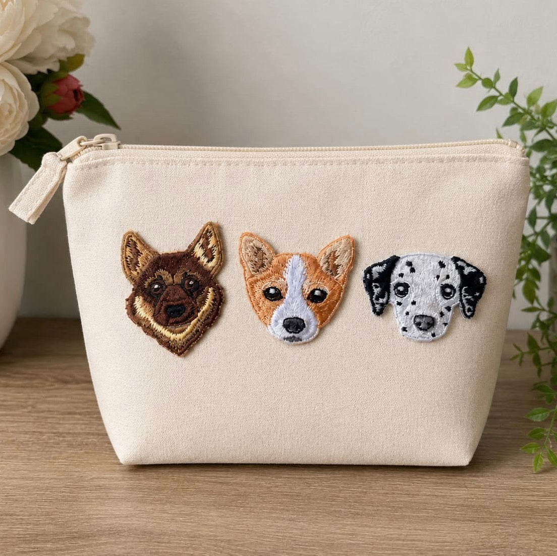 Dalmatian Dog Embroidered Iron-On Patch