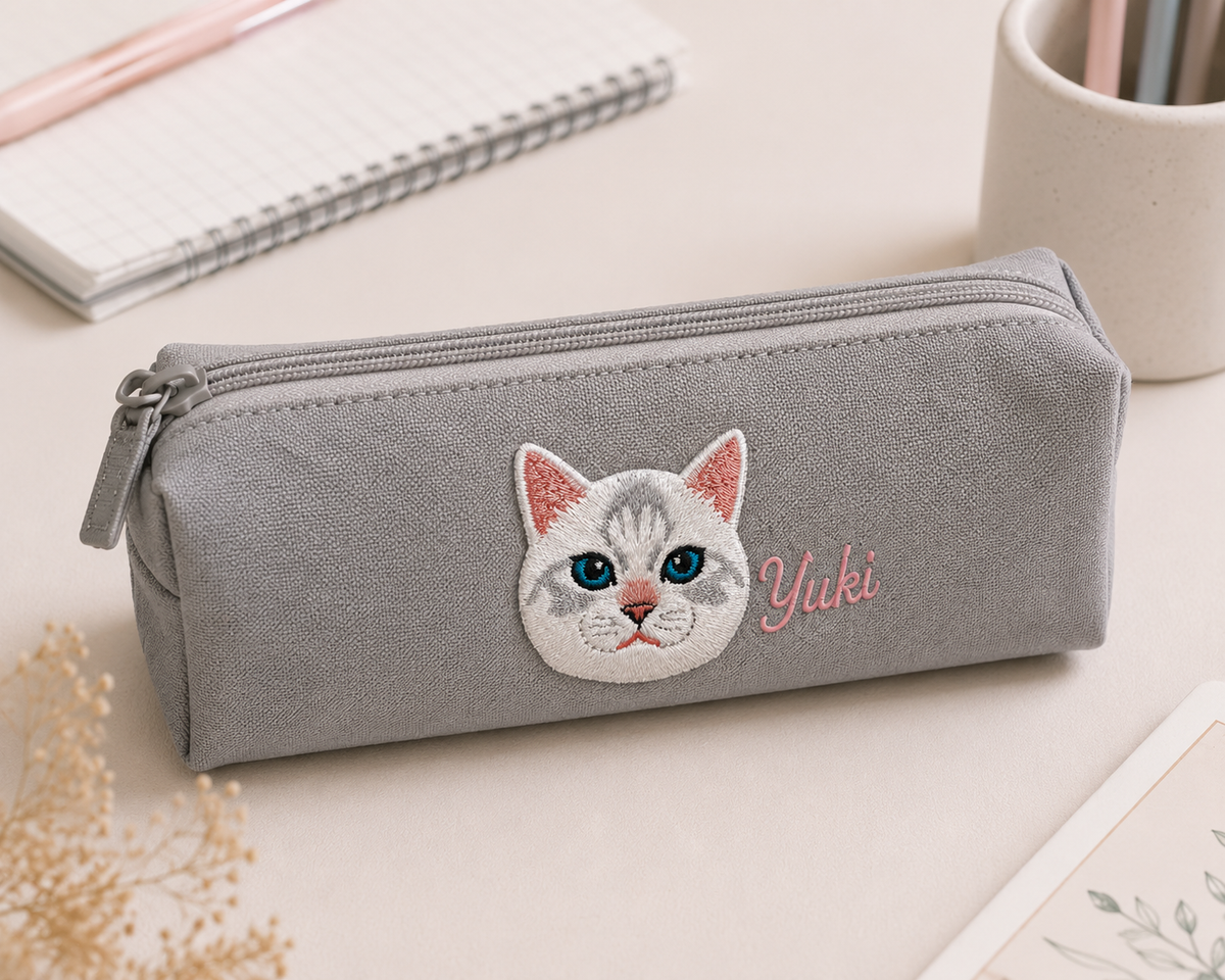 British Shorthair Cat Embroidered Iron-On Patch