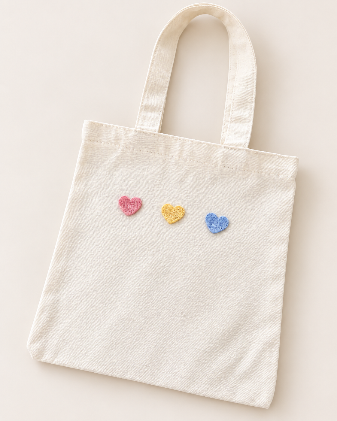 Summer Heart Embroidered Iron-On Patch Set of 6