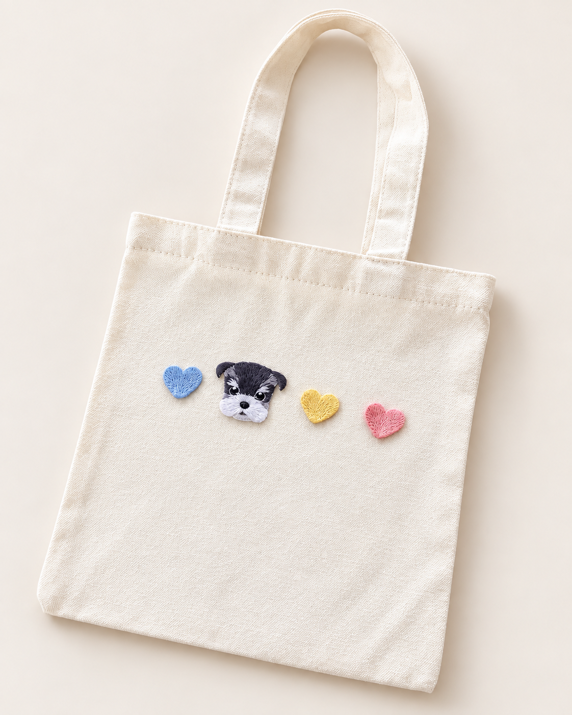 Summer Heart Embroidered Iron-On Patch Set of 6