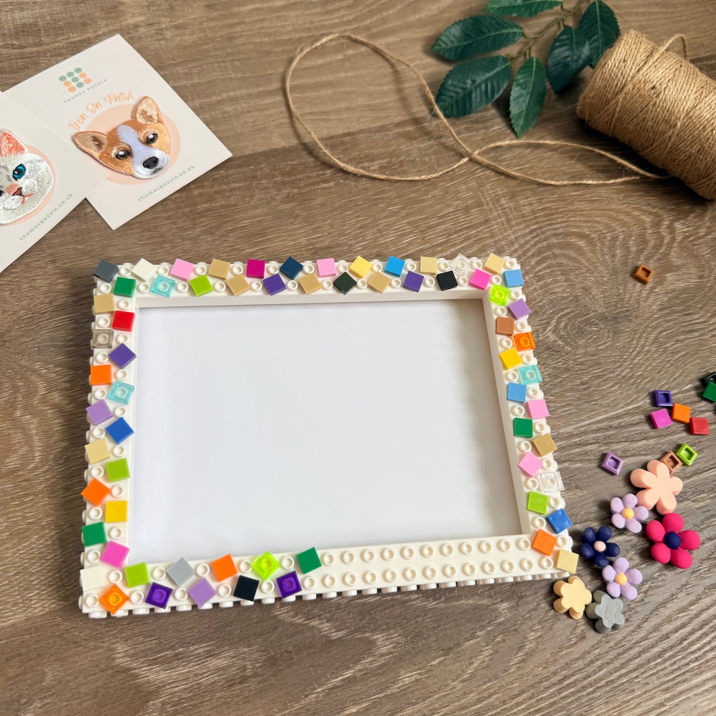 Colourful Floral Picture Frame Building Kit