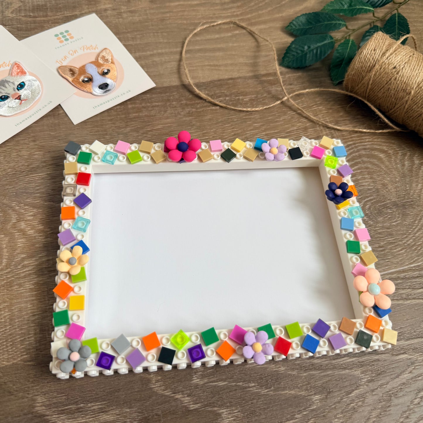 Colourful Floral Picture Frame Building Kit